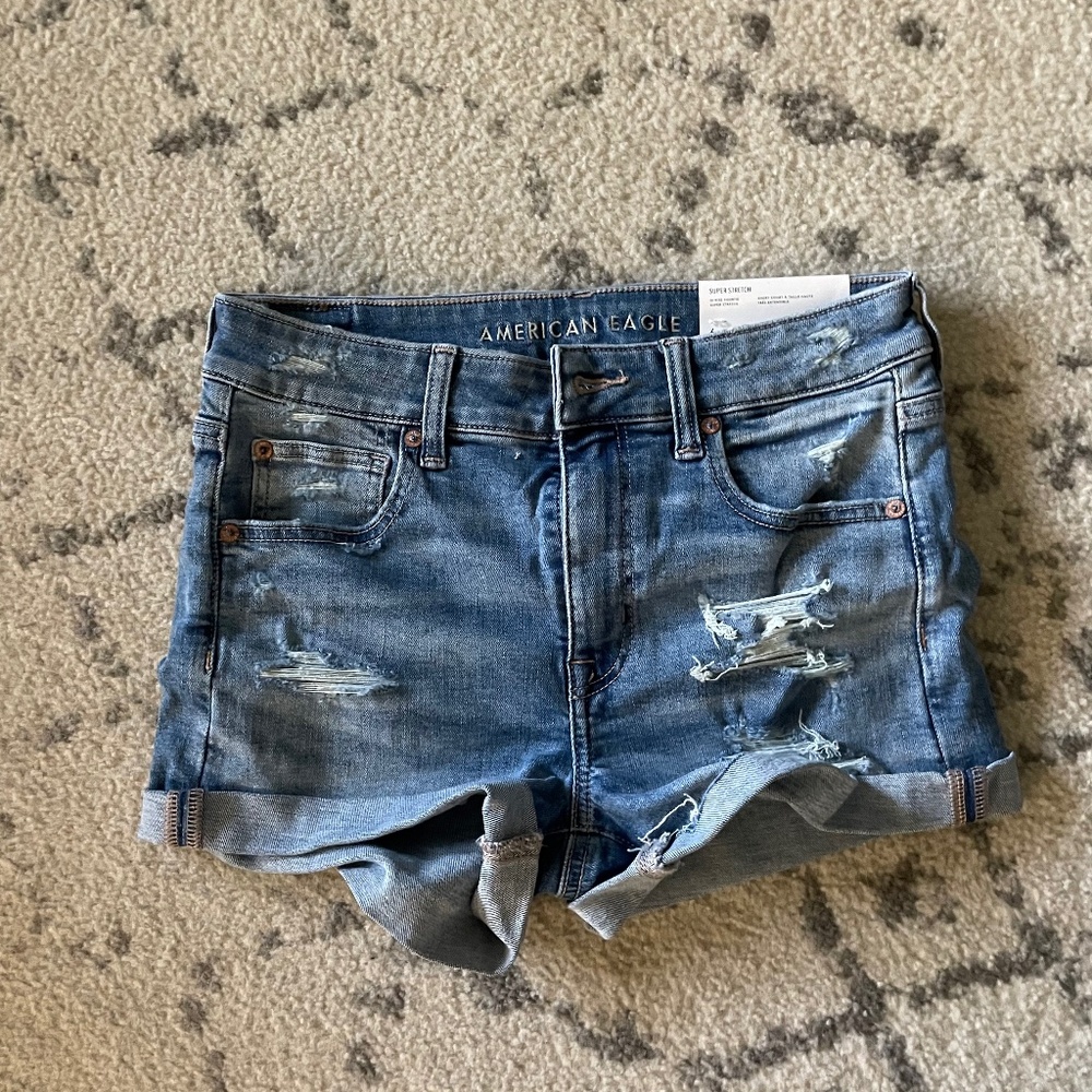 American Eagle Hi-Rise shorts